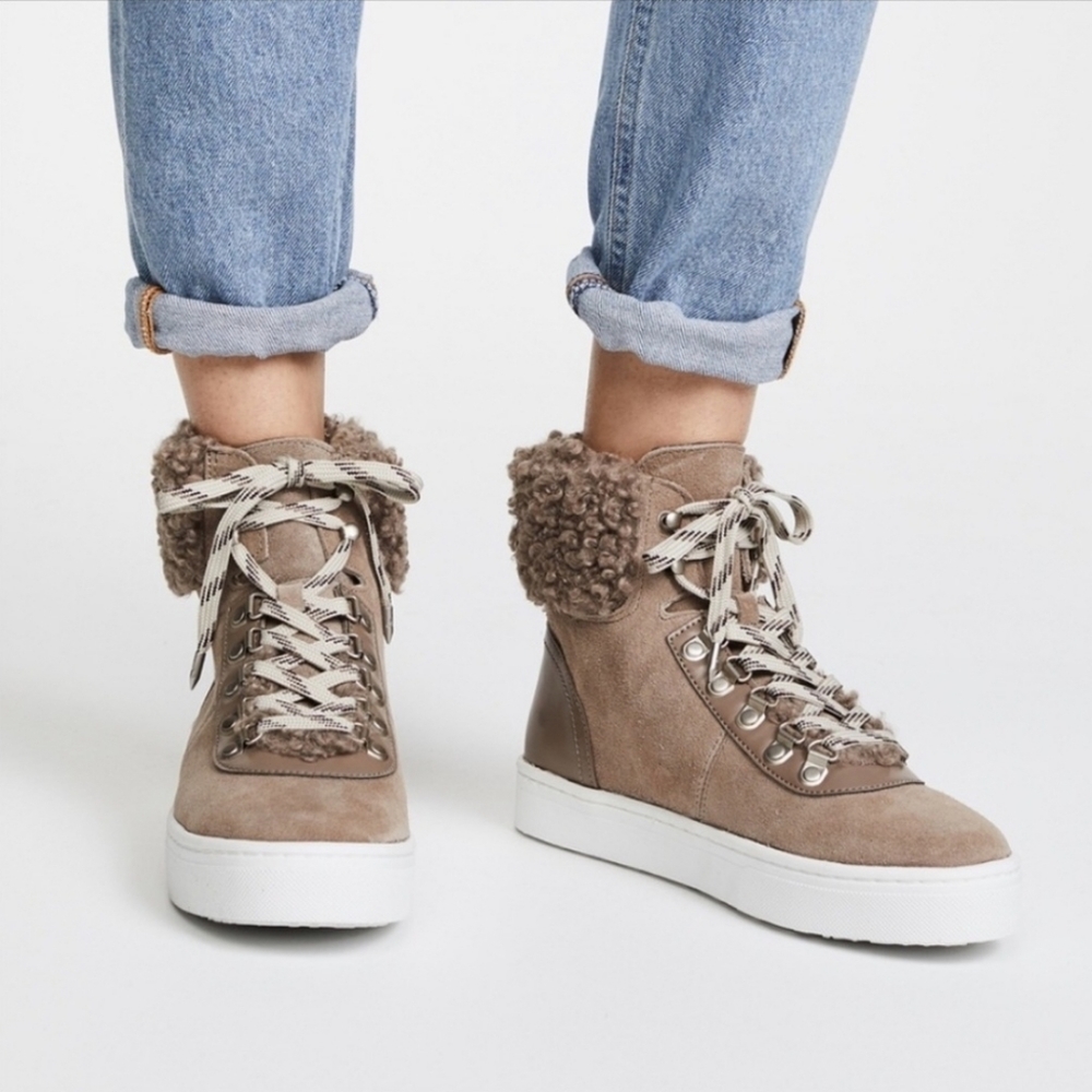 🆕 Sam Edelman Luther High-Top Sneakers, 7.5M